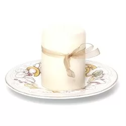 Candela con Piattino Tondo Dolce Natale - Thun