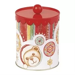 Scatola in latta media Natale a Colori - Thun