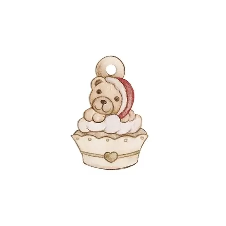 Confezione 3 Cupcake Teddy Natale - Thun