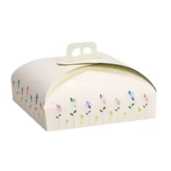 Scatola torta con manico Cm. 45x45x10 H. - Decora