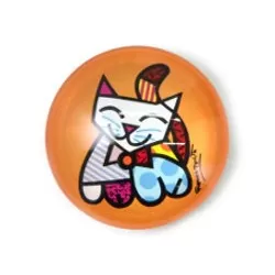 Calamita in vetro "Gatto" - Romero Britto
