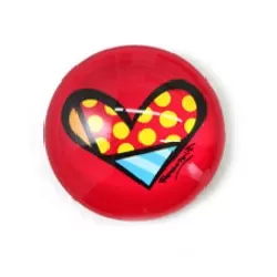 Calamita in vetro "Cuore" - Romero Britto