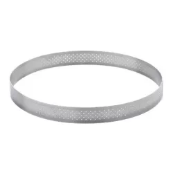 Fascia cerchio inox microforato Ø Cm. 17x2 H. - Pavoni