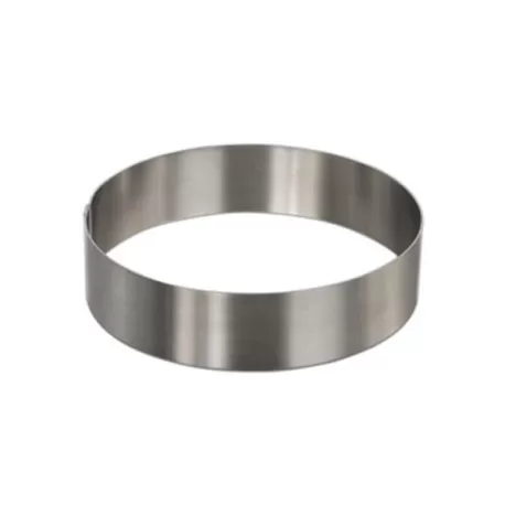 Fascia cerchio inox piena Ø Cm. 14x2 H. - Pavoni