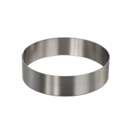 Fascia cerchio inox piena Ø Cm. 14x2 H. - Pavoni