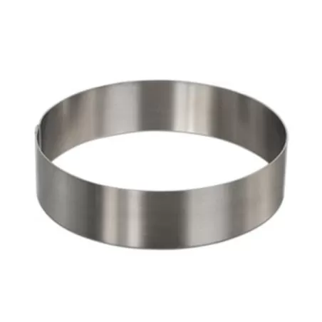 Fascia cerchio inox piena Ø Cm. 16x2 H. - Pavoni