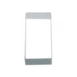 Fascia rettangolare piena Cm. 6x18x2 H. - Pavoni