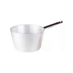 Casseruola conica con becco e manico inox cm. 14 - Agnelli