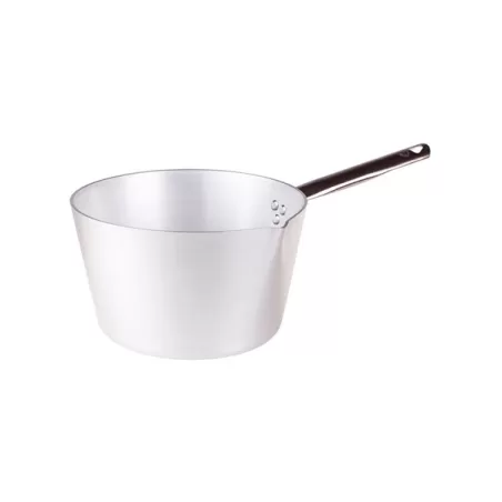 Casseruola conica con becco e manico inox cm. 14 - Agnelli