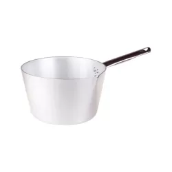 Casseruola conica con becco e manico inox cm. 16 - Agnelli