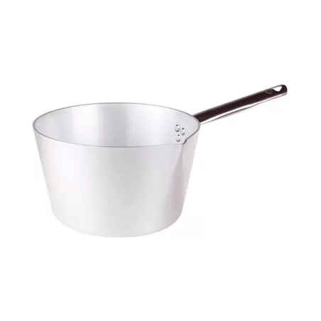 Casseruola conica con becco e manico inox cm. 18 - Agnelli