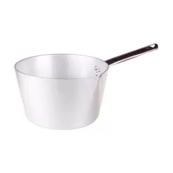 Casseruola conica con becco e manico inox cm. 20 - Agnelli
