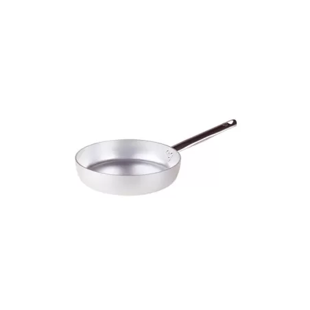 Padella dritta in alluminio con manico inox cm. 18 - Agnelli