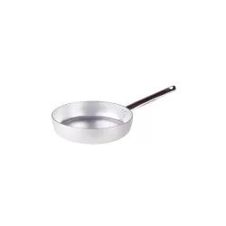 Padella dritta in alluminio con manico inox cm. 20 - Agnelli