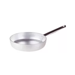 Padella dritta in alluminio con manico inox cm. 34 - Agnelli