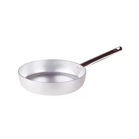 Padella dritta in alluminio con manico inox cm. 34 - Agnelli