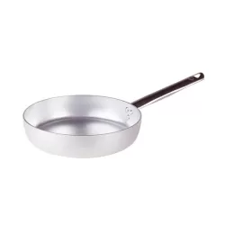 Padella dritta in alluminio con manico inox cm. 38 - Agnelli