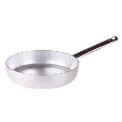 Padella dritta in alluminio con manico inox cm. 50 - Agnelli