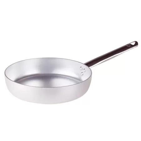 Padella dritta in alluminio con manico inox cm. 60 - Agnelli
