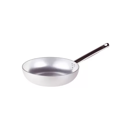 Padella svasata alta in alluminio con manico inox cm. 22 - Agnelli