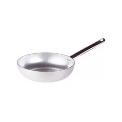 Padella svasata alta in alluminio con manico inox cm. 26 - Agnelli