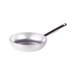 Padella svasata alta in alluminio con manico inox cm. 28 - Agnelli