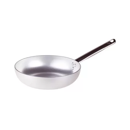 Padella svasata alta in alluminio con manico inox cm. 30 - Agnelli