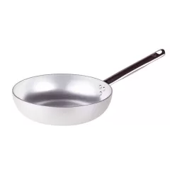 Padella svasata alta in alluminio con manico inox cm. 36 - Agnelli
