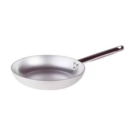 Padella svasata alta in alluminio con manico inox cm. 28 - Agnelli