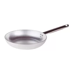 Padella svasata alta in alluminio con manico inox cm. 32 - Agnelli