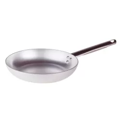 Padella svasata alta in alluminio con manico inox cm. 36 - Agnelli