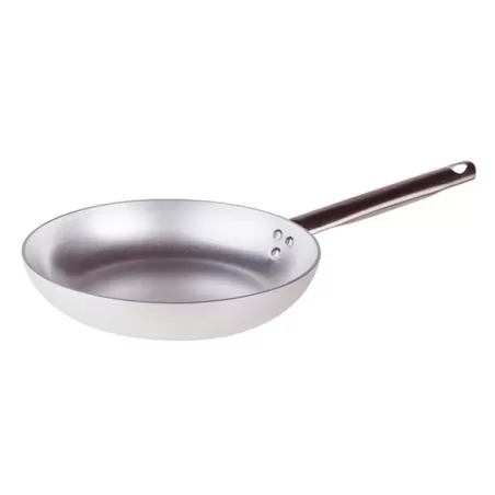 Padella svasata alta in alluminio con manico inox cm. 36 - Agnelli