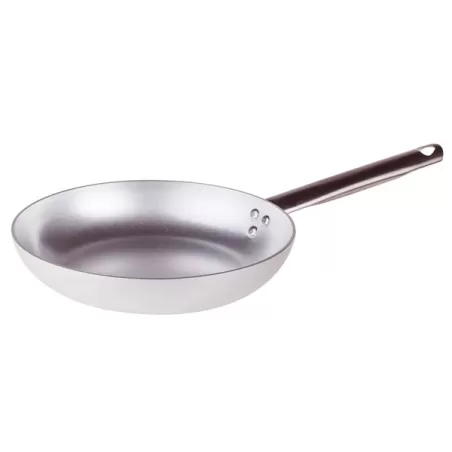 Padella svasata alta in alluminio con manico inox cm. 40 - Agnelli