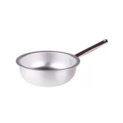 Padella per mantecare in alluminio con manico inox cm. 20 - Agnelli