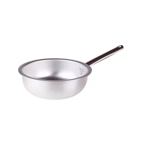 Padella per mantecare in alluminio con manico inox cm. 20 - Agnelli