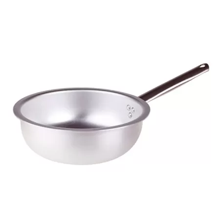 Padella per mantecare in alluminio con manico inox cm. 32 - Agnelli