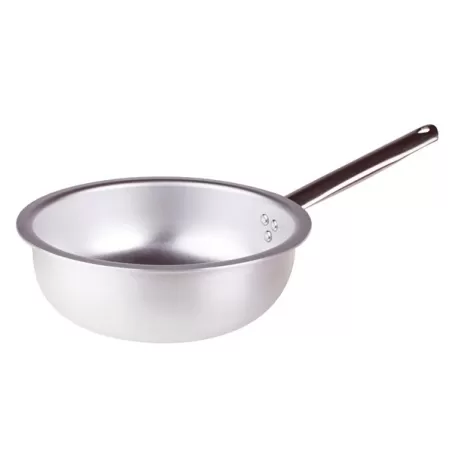 Padella per mantecare in alluminio con manico inox cm. 36 - Agnelli