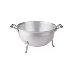 Colapasta a tre piedi in alluminio con maniglie inox cm. 20 - Agnelli