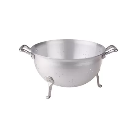 Colapasta a tre piedi in alluminio con maniglie inox cm. 20 - Agnelli