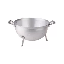 Colapasta a tre piedi in alluminio con maniglie inox cm. 22 - Agnelli