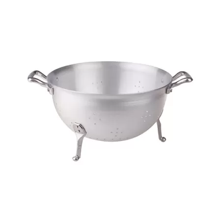 Colapasta a tre piedi in alluminio con maniglie inox cm. 22 - Agnelli