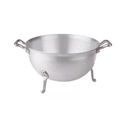 Colapasta a tre piedi in alluminio con maniglie inox cm. 24 - Agnelli