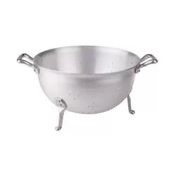 Colapasta a tre piedi in alluminio con maniglie inox cm. 26 - Agnelli