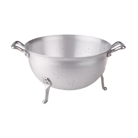 Colapasta a tre piedi in alluminio con maniglie inox cm. 28 - Agnelli