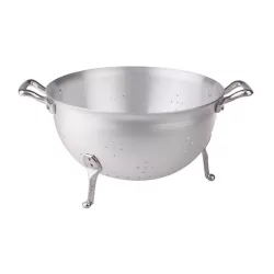 Colapasta a tre piedi in alluminio con maniglie inox cm. 30 - Agnelli