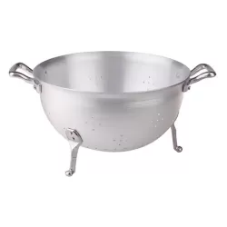 Colapasta a tre piedi in alluminio con maniglie inox cm. 36 - Agnelli