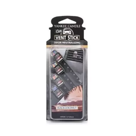 Black Coconut Car Vent Sticks - Yankee Candle