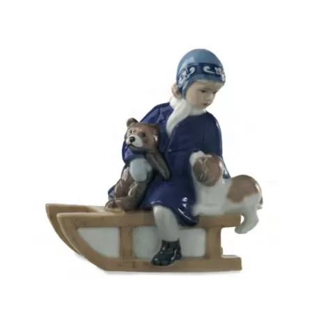 Elsa con slitta - Royal Copenhagen