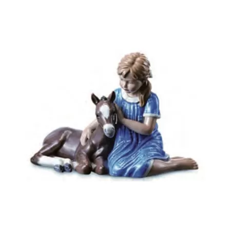 Bimba con puledrino - Royal Copenhage