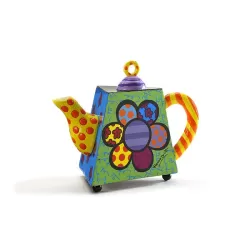 Figurina mini teiera "Flower" - Romero Britto